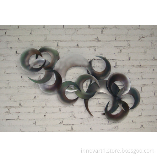 Wrought iron wall sculpture